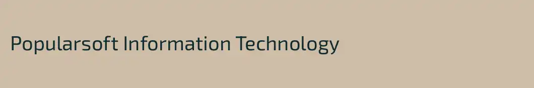 Popularsoft Information Technology